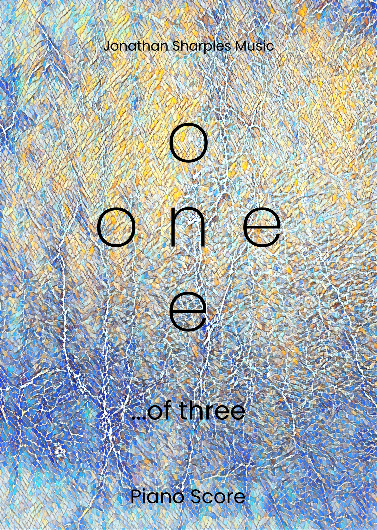 One of Three Piano Score