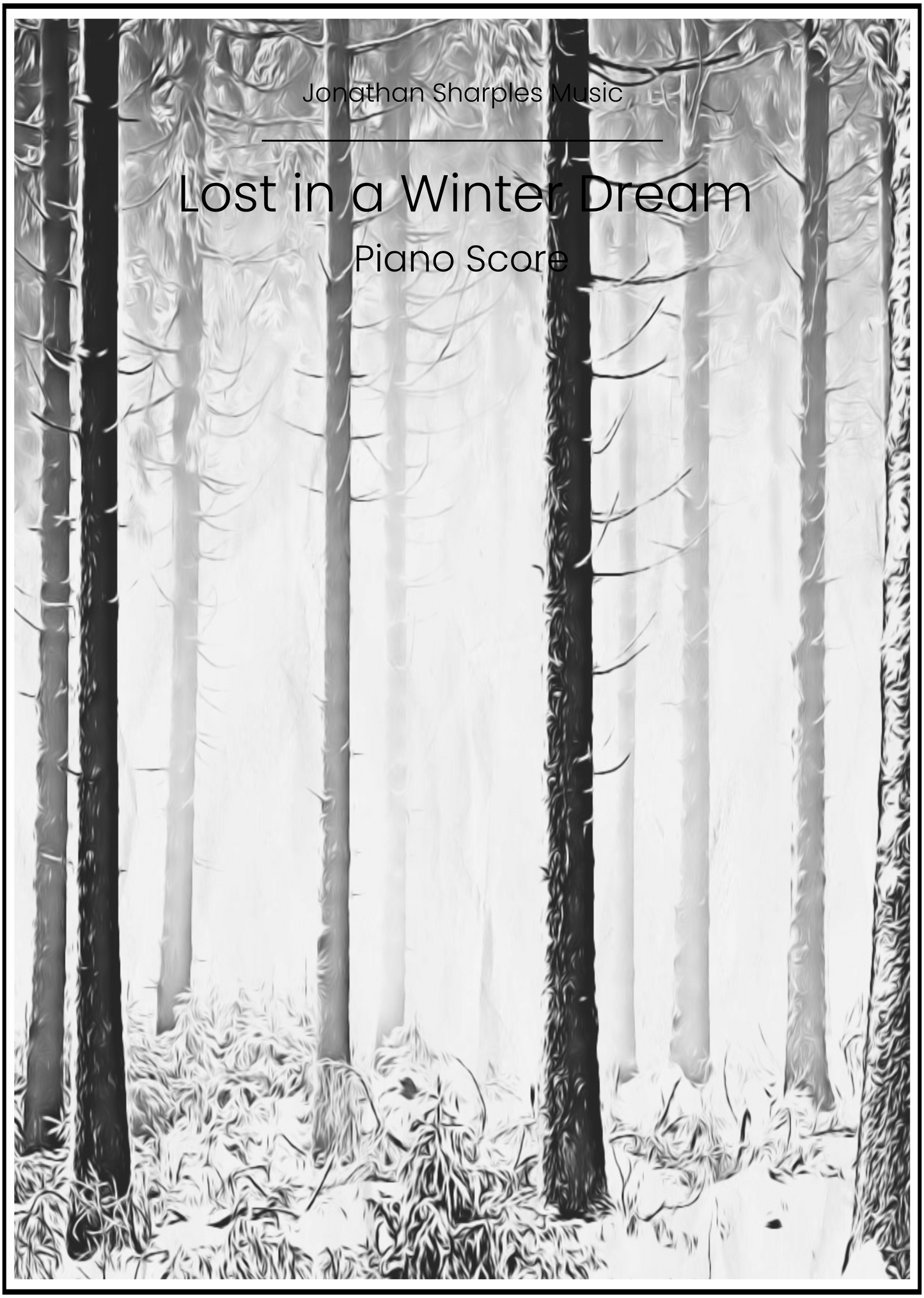 Lost in a Winter Dream Piano Score