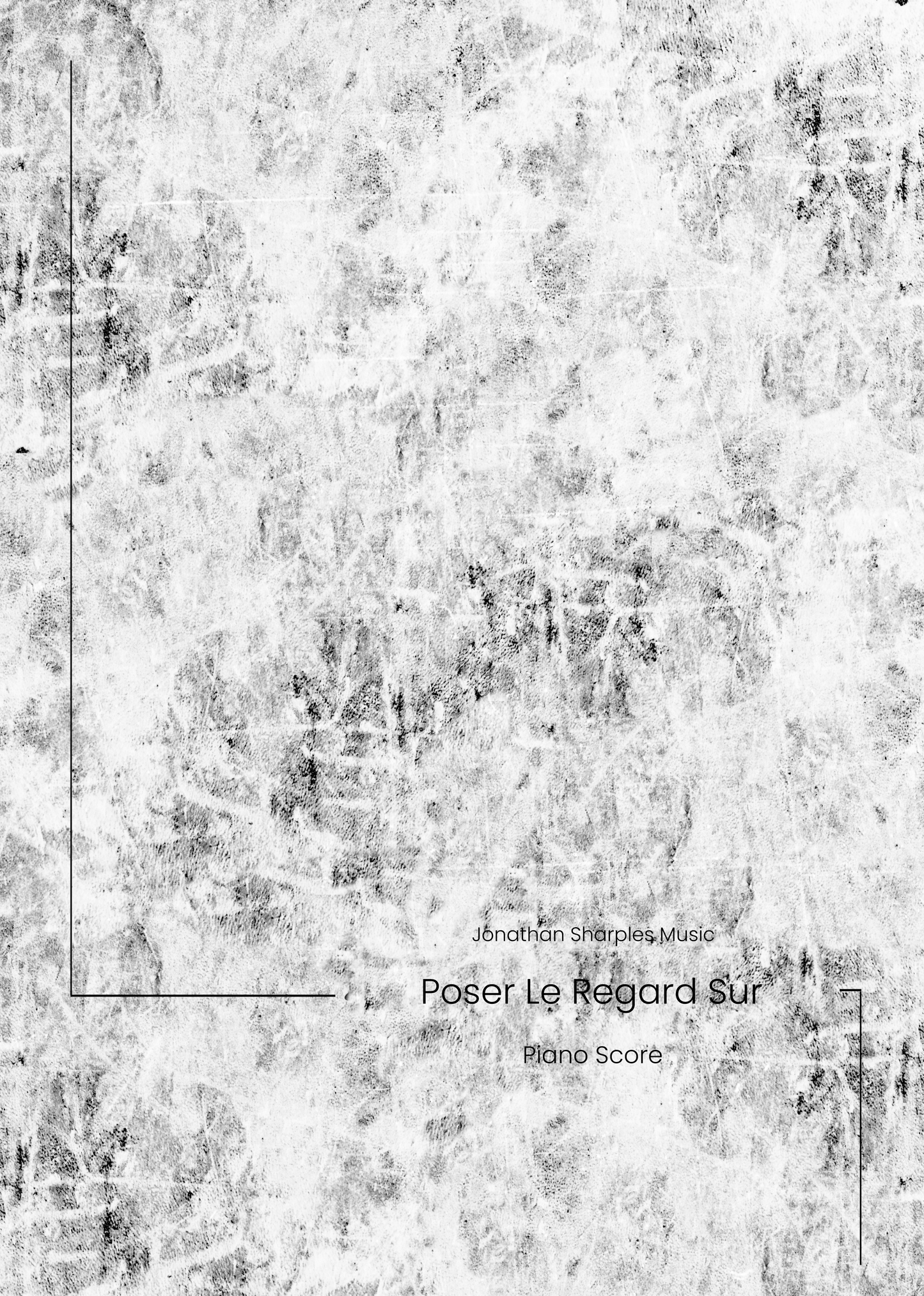 Poser Le Regard Sur Piano Score